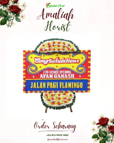 Bunga Papan Congratulation di Panarung